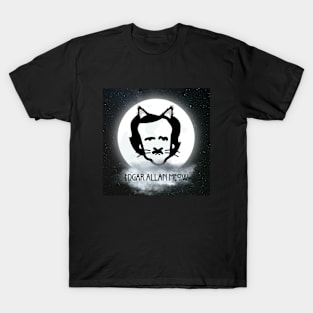 Edgar Allan Meow in the Dark T-Shirt